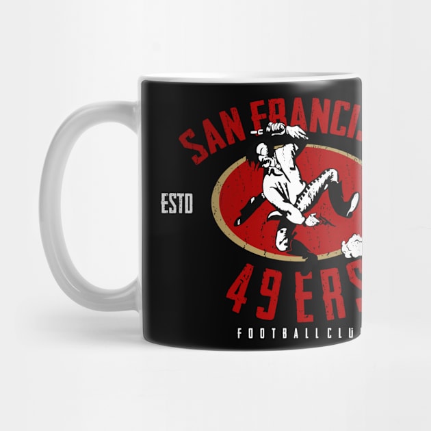 vintage san francisco 49ers retro by rajem